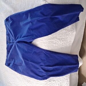 Gap 18 broken in khakis royal blue pants